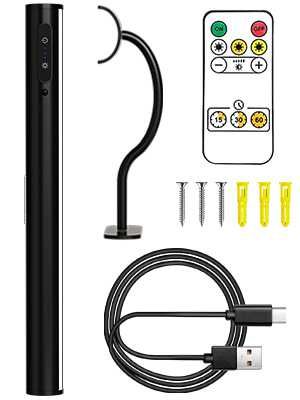 Lampă de perete magnetic,fără fir,pentru interior, cu telecomandă,