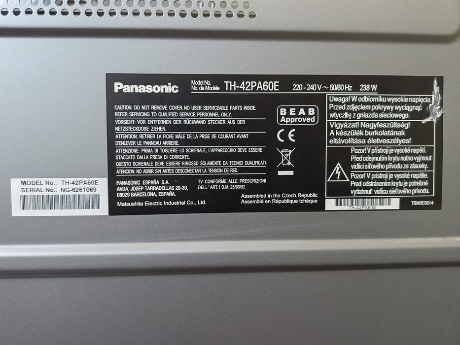 Телевизор плазменный Panasonic Viera