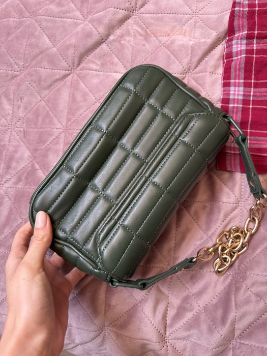 Кожена чанта Valentino