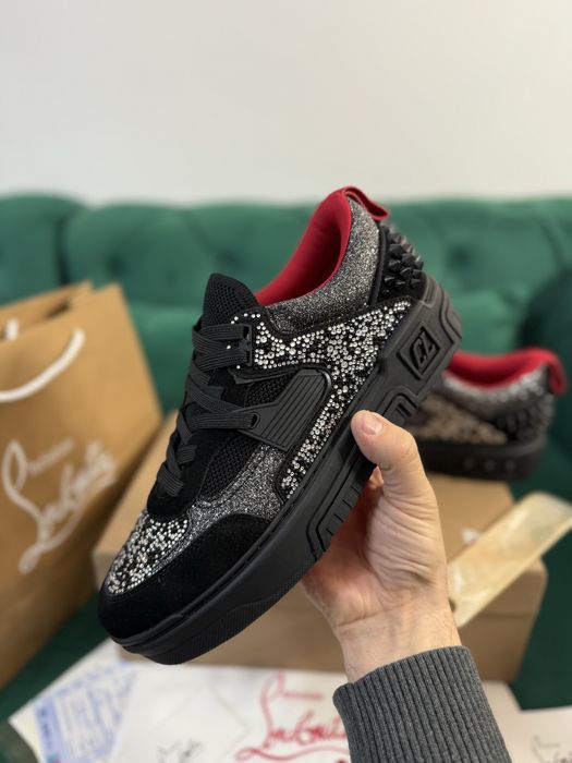 Adidasi Louboutin piele naturala Full Box colectie noua Premium