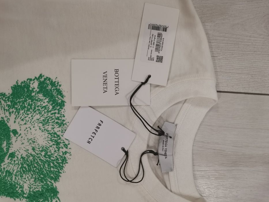 Tricou Bottega Veneta alb