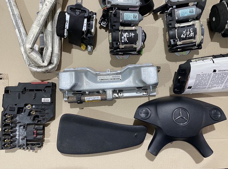 Kit airbag / Airbag sofer pasager genunchi centuri Mercedes C W204