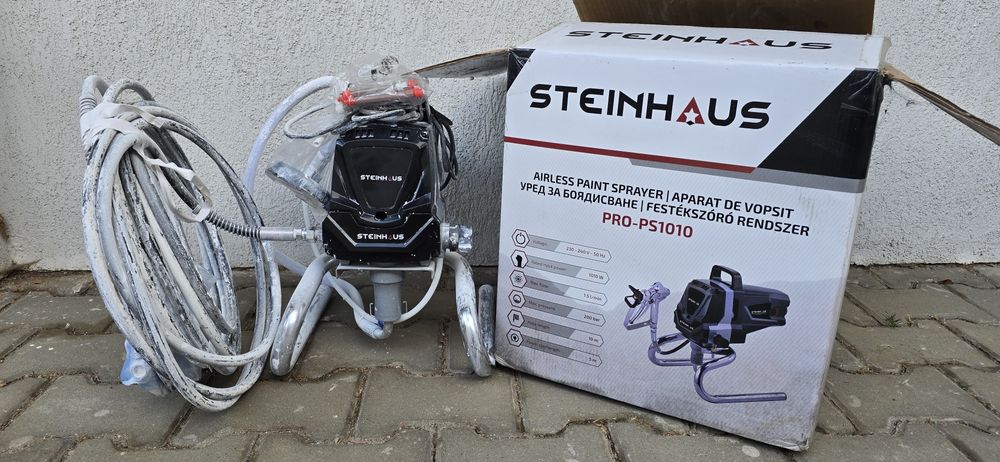 Pompa de vopsit airless semiprofesional Steinhaus PRO-PS1010, 1010 W,