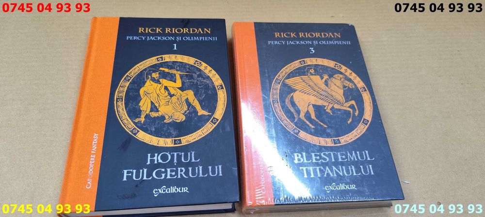 carte carti percy jackson si olimpienii vol 1 si 3 pret pe ambele