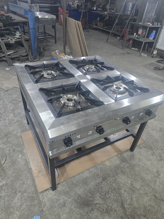 Газ плита ва ток плиталар стол стелаж ва мойкалар