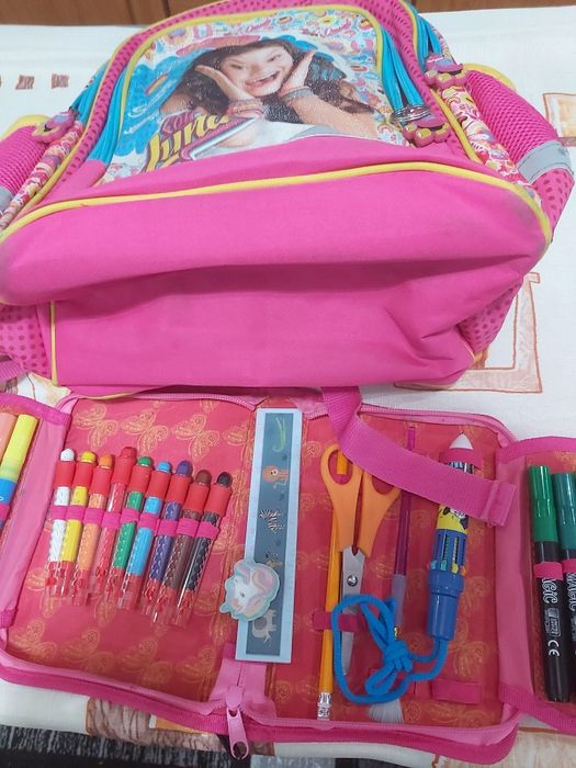 Ghiozdan rucsac Disney Soy Luna set penar