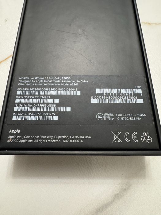 iPhone 12 pro 256 gb