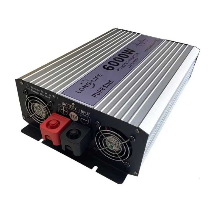 Invertor LongLife 12v/24v 6000w Auto/Rulota/Fotovoltaice Sinus Pur