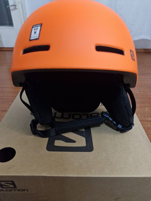 Casca ski / snowboard copii Salomon Grom portocalie, marime M