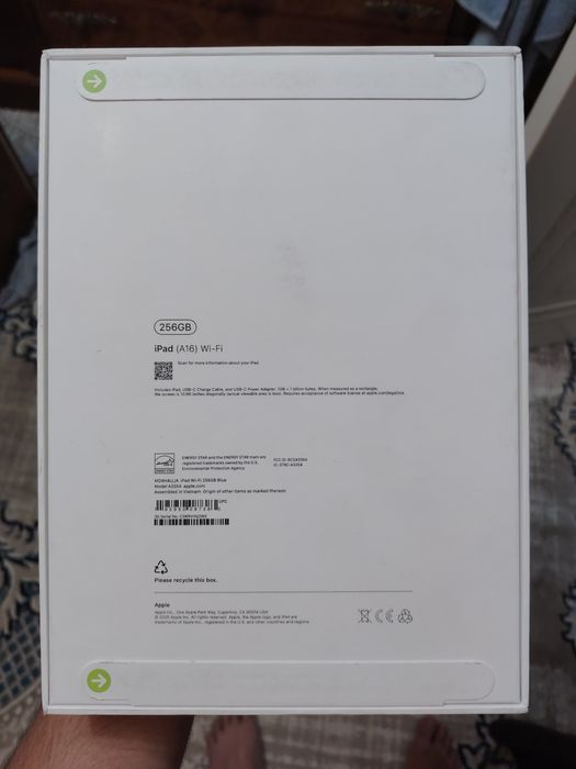 iPad  A16 256GB  Yangi sotiladi Karobka ochilmagan