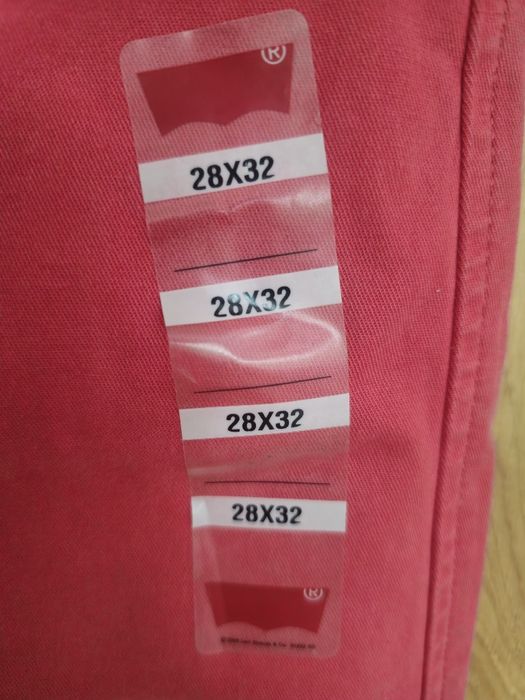 Pantaloni eleganți 'XX Chino Slim Taper LEVI'S ®, Roz, 28×32