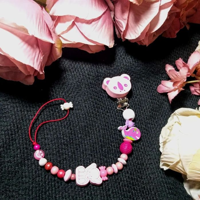 Lănțișor pentru suzetă bebe