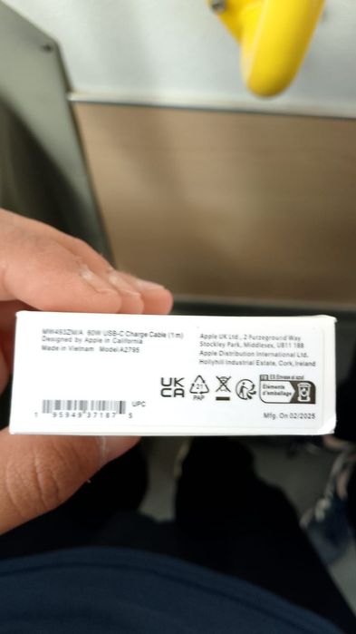 USВ-С шнур, 60w Charge Cable (1m)