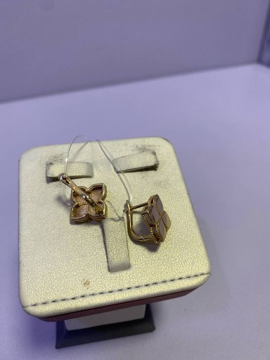 Серьги из желтого золота