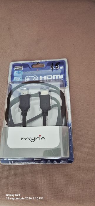 Cablu HDMI marca Myria de 1,5 m