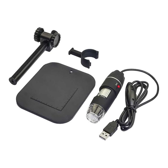 Микроскоп цифров MicroView 500x + stand, с регулируема стойка, оптично увеличение до 500X
