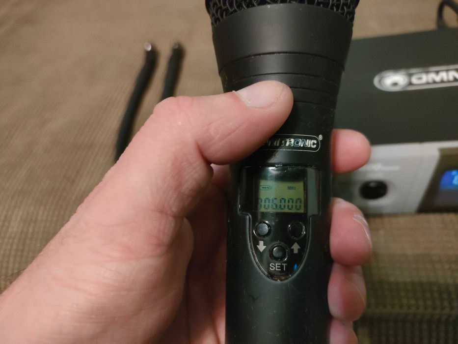 Wireless Omnitronic dr 1500 Sennheiser Shure