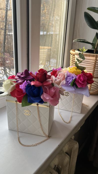 Мыльные цветы, мыльные букеты