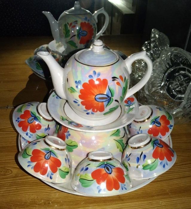 Чайний сервис красивий советский