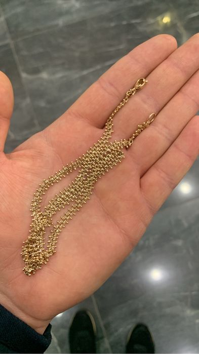 цепь красное золото