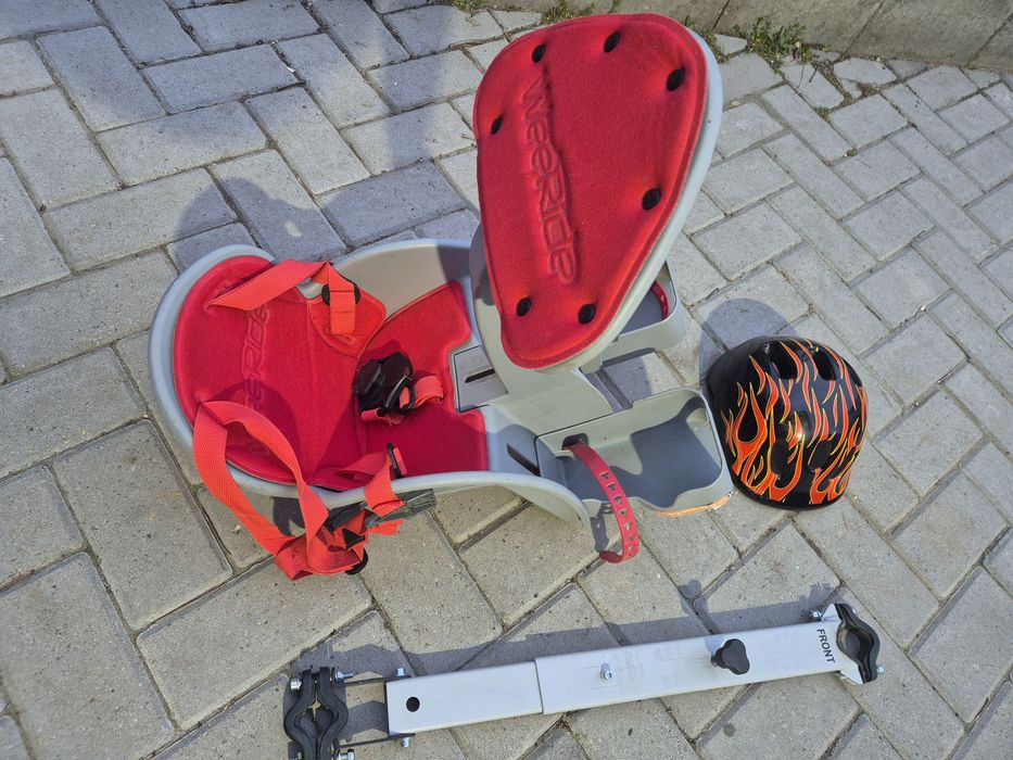 Scaun bicicleta copii WeeRide cu casca