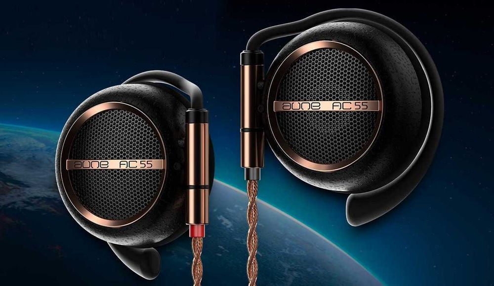 Aune AC55 Open-Back Clip-On Headphones Reference Casti HIFI Ca Noi