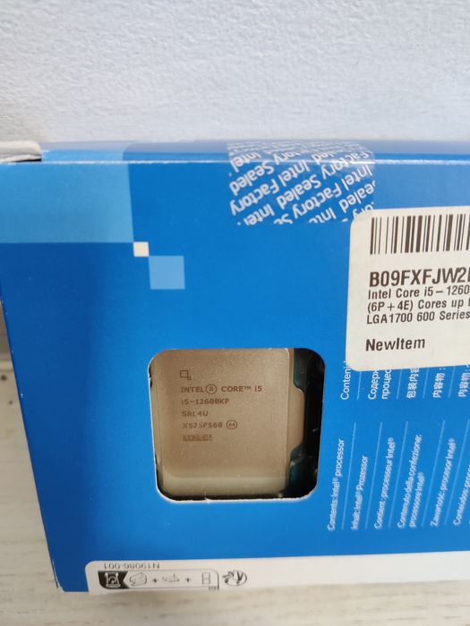Intel Core i5-12600KF Box New Sealed