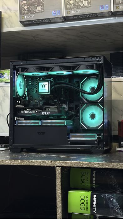 Мощный Игровой ПК на RYZEN 7500F / RTX 5060 / DDR5 / SSD / Компьютер