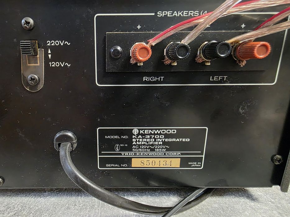 Amplificator kenwood KA-3700 în stare perfectă(ca nou)