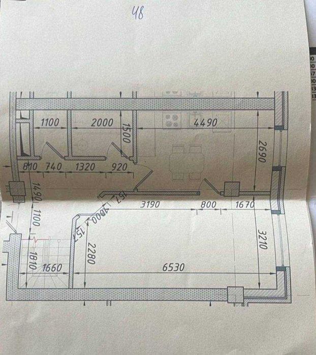 ;Яшнабад‼️3ком квартира 80м2 коробка кирпич дуплекс Махтумкули Макро