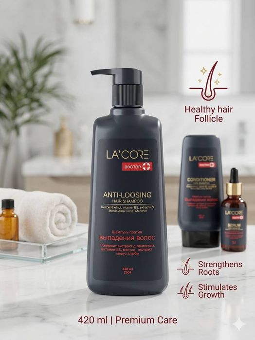 Lacore mahsulotidan davolovchi  Shampoo