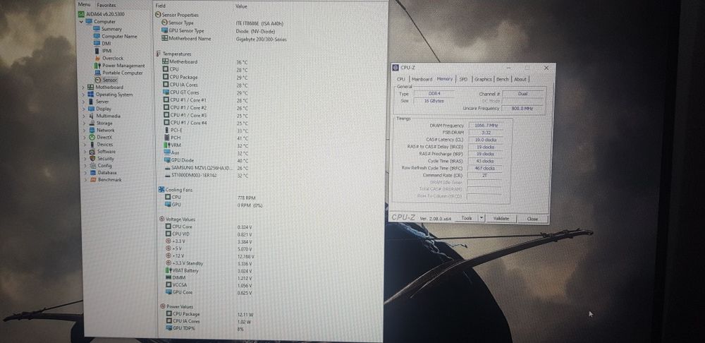 Unitate i7 6700/ GTX 1060 6G/16G RAM/SSD M.2 256GB/HDD 1TB