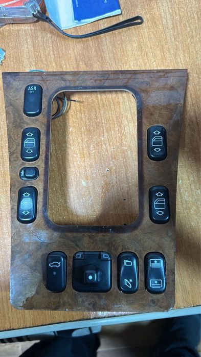 Кнопки стеклоподьемника консоль w210 до рест