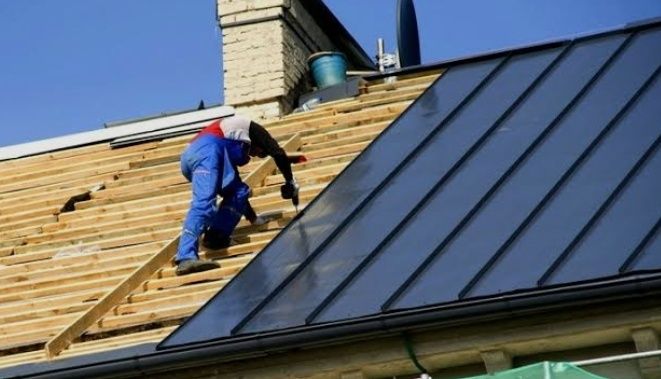 Строительные работы крыша