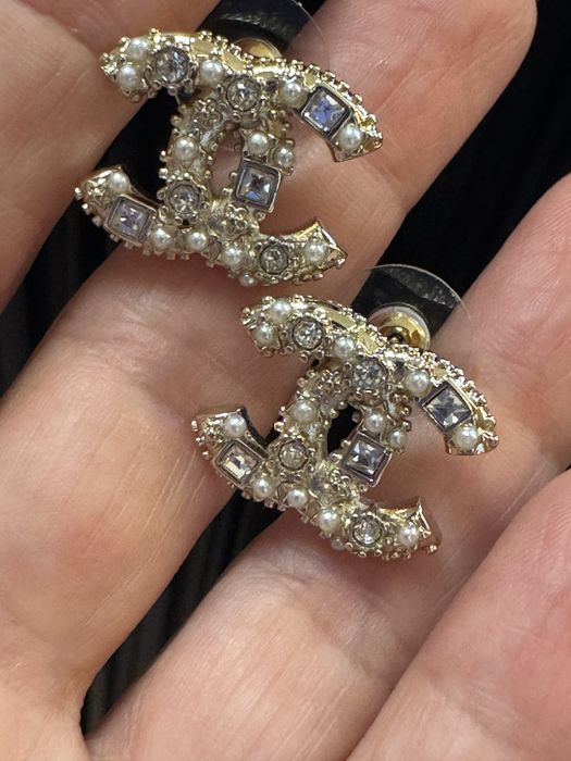 Обеци с перли “Chanel”