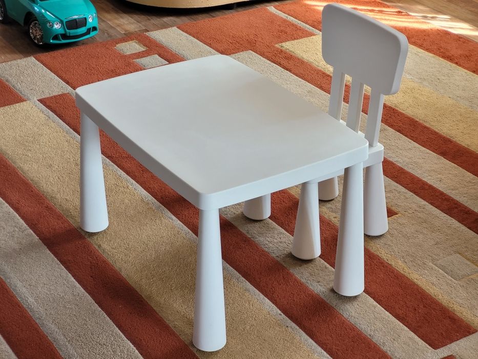 Десткий стол и стул IKEA Mammut