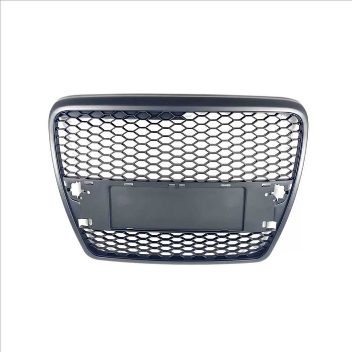 Решетка без емблема за Audi A6 4F (2004-2008) - черна RS Look