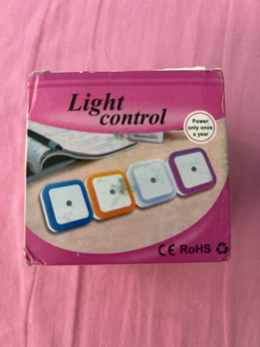 Set 2 lampi de veghe (led albastru+ galben )