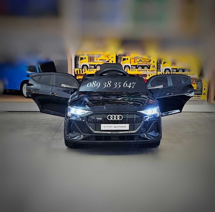 ТОП ЦЕНА!НОВО!Акумулаторен джип Audi Sportback с 12V,EVA гуми,МЕТАЛИК