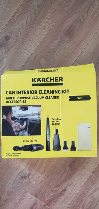 Set accesorii kaercher pentru curățarea interiorului autoturismului