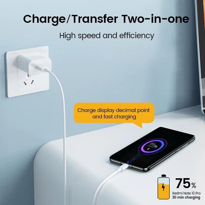 Кабел за Xiaomi 6A Кабел за бързо зареждане 
11 12T 13 Ultra Redmi Not