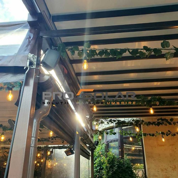 Pergola aluminiu membrana PVC