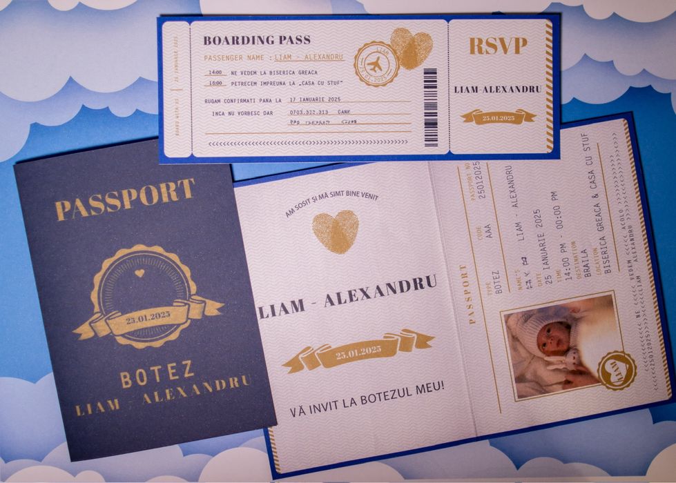 Invitații de nuntă, botezuri, evenimente - personalizate