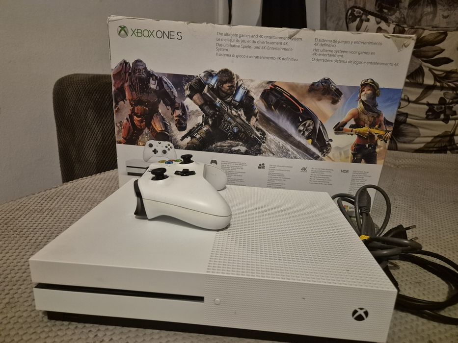 XBOX one S, complet 1Tb în cutia originală