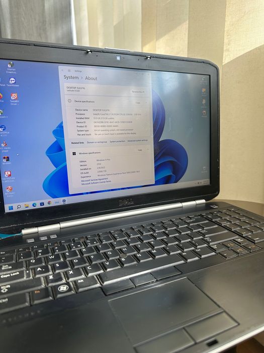 Laptop Dell Latitude E5520 i7 quad core 12GB RAM SSD 256GB Windows 11 Pro