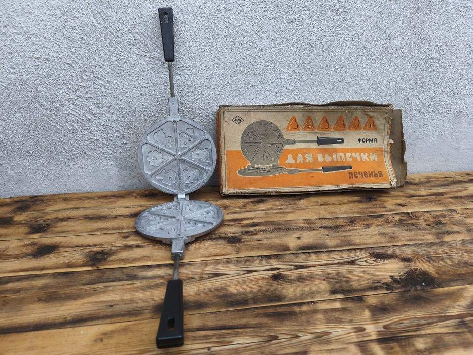 Руска плоча за гофрети / преса за сладки