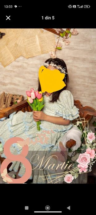 Rochie vintage 5/6 ani