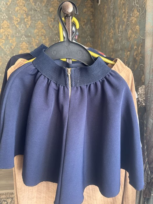 Юбка школьная темно-синяя