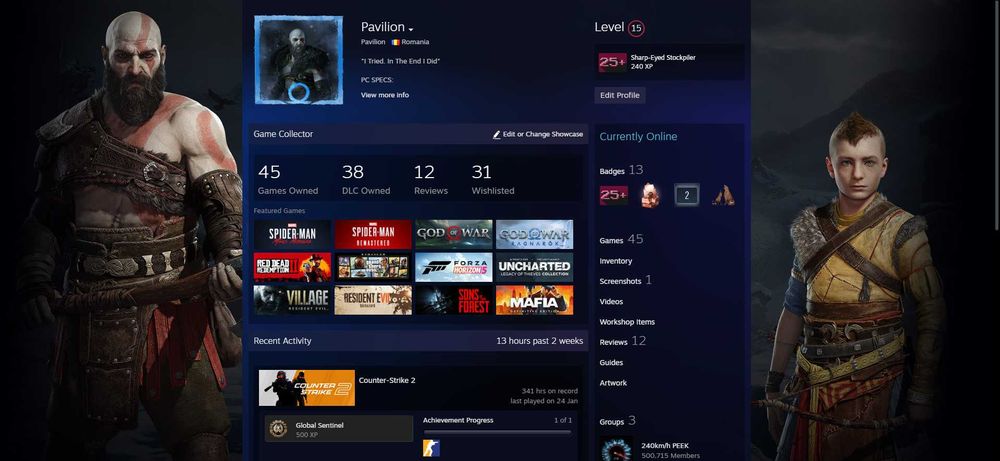 PC Gaming + 2 Monitoare + Periferice | RTX 3070 | i5-12400F | 32GB RAM