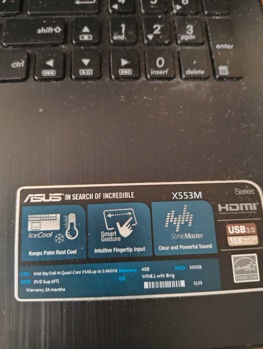 laptop asus x553ma perfect functional